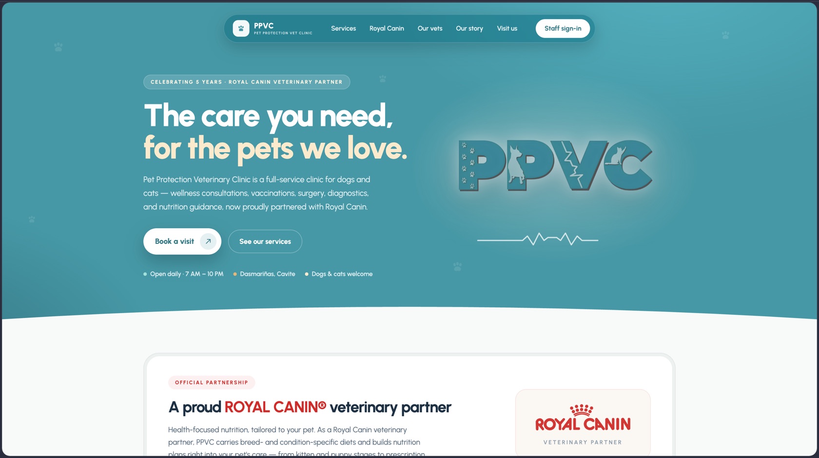 The care you need, for the pets we love